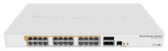 MikroTik CRS328-24P-4S+RM | Switch | 24x RJ45 1000Mb/s, 4x SFP+, MIKROTIK