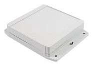 SMALL ENCLOSURE, FLANGED LID, PC, GREY