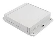 SMALL ENCLOSURE, FLANGED LID, ABS, GREY