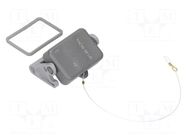 Protection cover; size 44.27; with latch; IP65,IP66,IP69 ILME