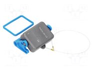Protection cover; size 44.27; with latch; IP65,IP66,IP69 ILME