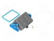 Protection cover; size 44.27; with latch; IP65,IP66,IP69 ILME