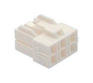 CONNECTOR HOUSING, RCPT, 6POS, 6.5MM