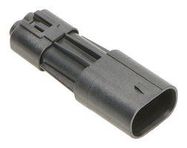 CONNECTOR HOUSING, PLUG, 2POS, 3.6MM