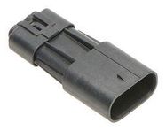 CONNECTOR HOUSING, PLUG, 3POS, 3.6MM