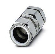 CABLE GLAND, BRASS, 9.5MM-15.9MM, SILVER