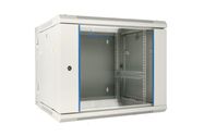 Extralink 12U 600x600 AZH Gray | Rackmount cabinet | wall mounted, swing type, EXTRALINK