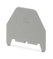 SEPARATING PLATE, TERMINAL BLOCK, GREY
