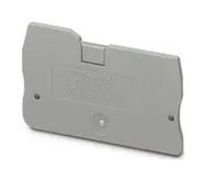 END COVER, FEED-THROUGH TB, GREY