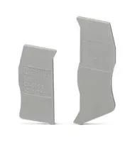 END COVER SEGMENT, FEED-THROUGH TB, GREY