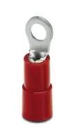 TERMINAL, RING TONGUE, #5, 16AWG, RED
