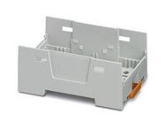 DIN RAIL HOUSING, LOWER, ABS, GREY