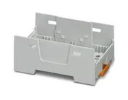 DIN RAIL HOUSING, LOWER, ABS, GREY