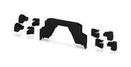 DIN RAIL HOUSING, UPPER, POLYAMIDE, BLK