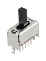 SLIDE SWITCH, DP3T, 0.1A, 30V, THT