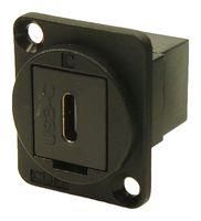 USB ADAPTER, TYPE C RCPT-RCPT, CSK HOLE