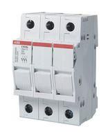 DIN RAIL FUSE HOLDER, 3P, 32A, 600V