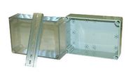 ENCLOSURE, JUNCTION BOX, ABS, GREY/CLEAR