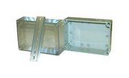 ENCLOSURE, JUNCTION BOX, ABS, GREY/CLEAR