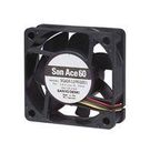 DC AXIAL FAN, 31.1CU.FT/MIN, BALL, 60MM