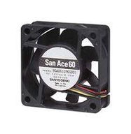 DC AXIAL FAN, 18.4CU.FT/MIN, BALL, 60MM