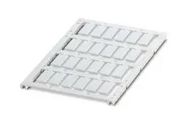LABEL, POLYCARBONATE, WHT, 8MM X 17.5MM