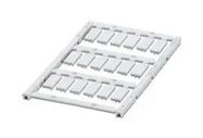 LABEL, POLYCARBONATE, WHITE, 8MM X 17MM