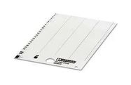 LABEL, PVC, WHITE, 6MM X 25MM