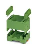ELECTRONIC HOUSING SET, 18POS, PC, GREEN