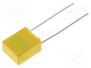 Capacitor: polyester; 33nF; 630VDC; ±10%; 12x6x10mm; THT SR PASSIVES