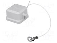 Protection cover; GWconnect; size 3A; cord; for latch; 21x21mm MOLEX