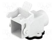 Enclosure: for HDC connectors; size 3A; with latch; straight MOLEX