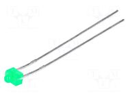 LED; green; 1.8mm; 5÷10mcd; 70°; Front: convex; 2.2÷2.5VDC KINGBRIGHT ELECTRONIC