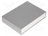 Enclosure: with panel; X: 245mm; Y: 175mm; Z: 50mm; ABS; dark grey GAINTA