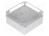 Enclosure: multipurpose; X: 160mm; Y: 160mm; Z: 90mm; polycarbonate GAINTA