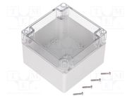 Enclosure: multipurpose; X: 120mm; Y: 120mm; Z: 90mm; polycarbonate GAINTA