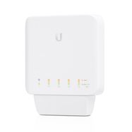 Ubiquiti USW-FLEX | Switch | UniFi, 5x RJ45 1000Mb/s, 1x PoE In, 4x PoE Out, 46W, UBIQUITI