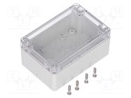 Enclosure: multipurpose; X: 80mm; Y: 120mm; Z: 55mm; polycarbonate GAINTA