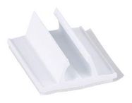 CABLE CLAMP, 7.1MM, PVC, WHITE