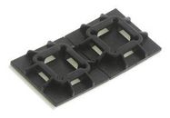 CABLE TIE MOUNT, 19MM, PA6.6, BLACK