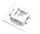 CABLE TIE MOUNT, 25.4MM, PA66, WHITE