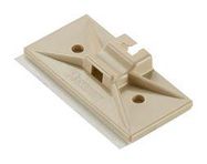 CABLE TIE MOUNT, 52.3MM, ABS, IVORY
