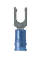 FORK TERMINAL, INSLTD, #6 STUD, 18-14AWG