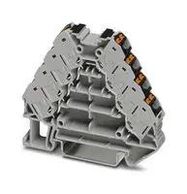DIN RAIL TB, PUSH IN, 16POS, 26-14AWG