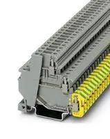 DIN RAIL TB, SCREW, 5POS, 24-12AWG