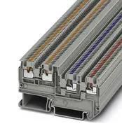 DIN RAIL TB, PUSH IN, 4POS, 26-14AWG