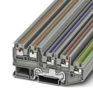 DIN RAIL TB, PUSH IN, 5POS, 26-14AWG