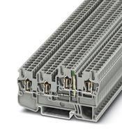 DIN RAIL TB, CLAMP, 4POS, 28-12AWG