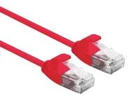 PATCH CORD, RJ45 PLUG-PLUG, 1.5M, RED