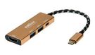 STATION ACCEUIL GOLD USB TYPE C, 3 PORTS